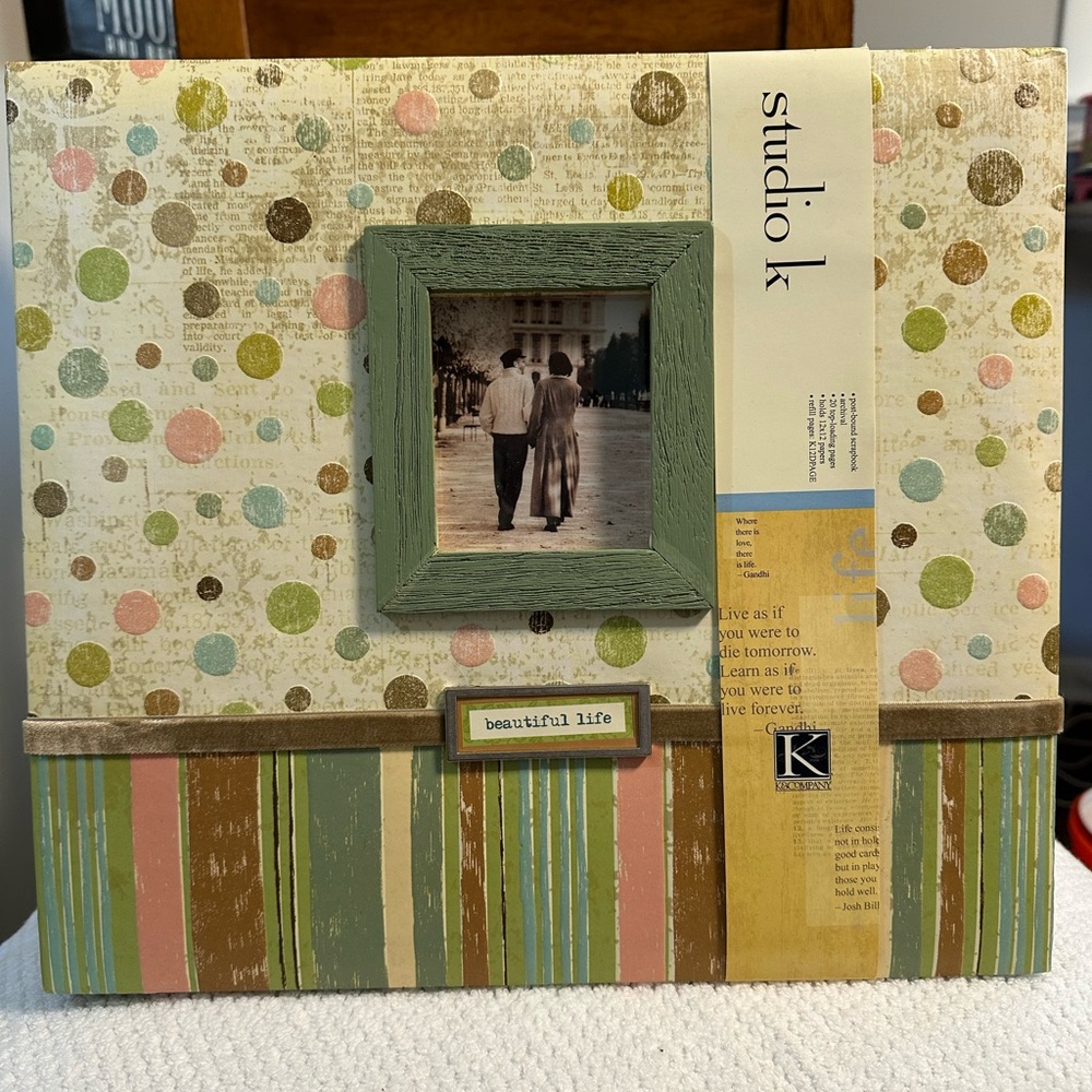 K C Company Frame A Name Personalize Album Scrapbook